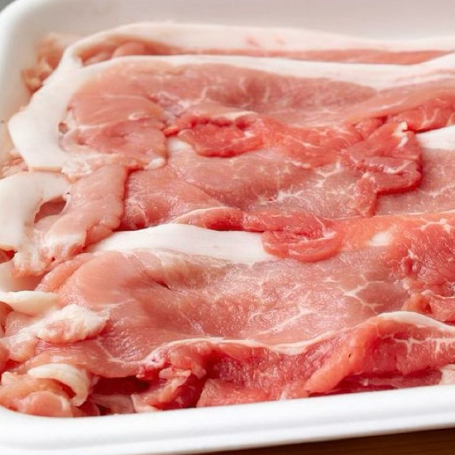国産豚モモ 2mmスライス【チルド】鍋料理  炒め物 肉巻き 豚丼 などに 豚肉 薄切り