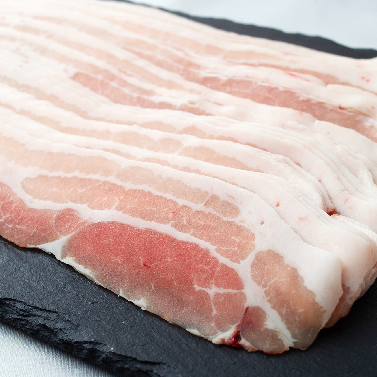 スペイン産 豚バラ肉／ポークシートベリー 1,5mmスライス　500g（１パック）
